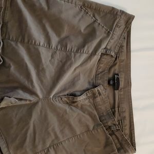 Lane Bryant Shorts, Kakhi green color